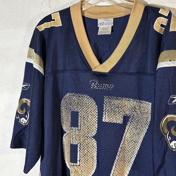 Retro Vintage Reebok NFL Rams Football Jersey size mens XL - Picture 5 of 11